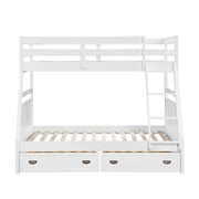 B2024WHTF-1* (3) Twin/Full Bunk Bed - B2024WHTF-1*