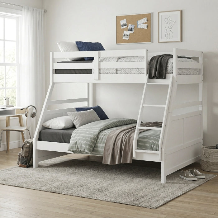 B2024WHTF-1* (3) Twin/Full Bunk Bed - B2024WHTF-1*
