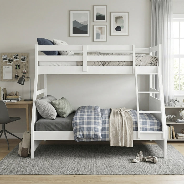 B2024WHTF-1* (3) Twin/Full Bunk Bed - B2024WHTF-1*