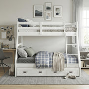 B2024WHTF-1* (3) Twin/Full Bunk Bed - B2024WHTF-1*