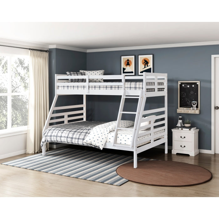 B2026WHTF-1* (3) Twin/Full Bunk Bed - B2026WHTF-1*