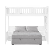 B2034WHLTS-1* (5) Twin Loft Bunk Bed with Night Stand and Sofa Bed - B2034WHLTS-1*