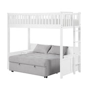 B2034WHLTS-1* (5) Twin Loft Bunk Bed with Night Stand and Sofa Bed - B2034WHLTS-1*
