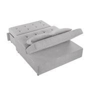 B2034WHLTS-1* (5) Twin Loft Bunk Bed with Night Stand and Sofa Bed - B2034WHLTS-1*