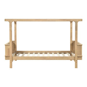 B2035-1TCP* (3) Twin Canopy Platform Bed - B2035-1TCP*