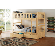 B2043-1*T (4) Twin/Twin Bunk Bed with Storage Boxes - B2043-1*T