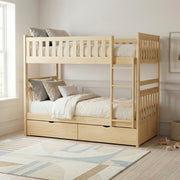 B2043-1*T (4) Twin/Twin Bunk Bed with Storage Boxes - B2043-1*T