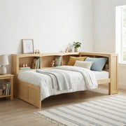 B2043BC-1BC* (3) Twin Bookcase Corner Platform Bed - B2043BC-1BC*