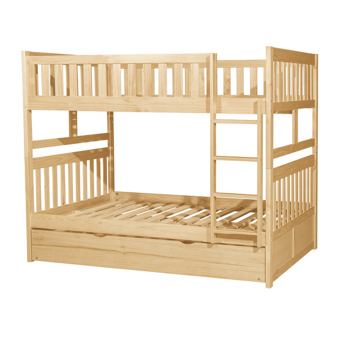 B2043FF-1*R (4) Full/Full Bunk Bed with Twin Trundle - B2043FF-1*R