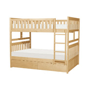 B2043FF-1*T (4) Full/Full Bunk Bed with Storage Boxes - B2043FF-1*T