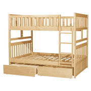 B2043FF-1*T (4) Full/Full Bunk Bed with Storage Boxes - B2043FF-1*T