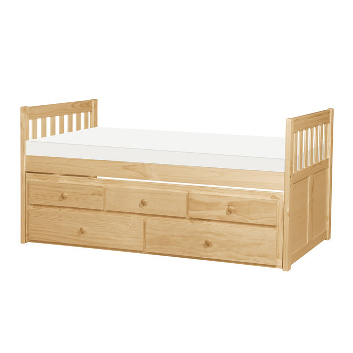 B2043PR-1* (2) Twin/Twin Trundle Bed - B2043PR-1*