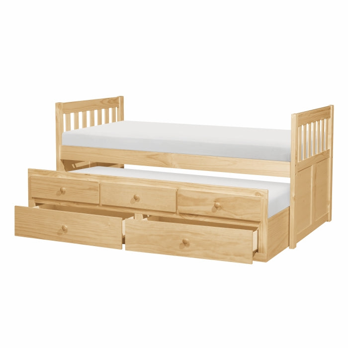B2043PR-1* (2) Twin/Twin Trundle Bed - B2043PR-1*
