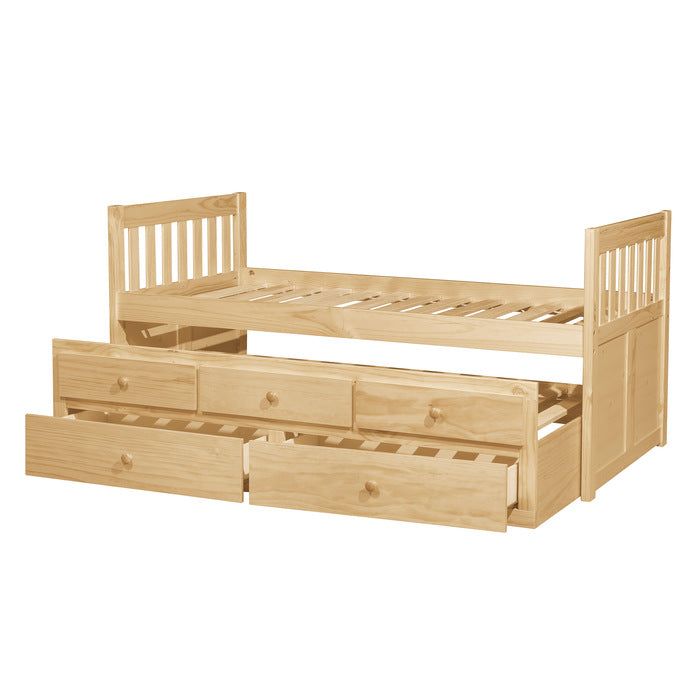 B2043PR-1* (2) Twin/Twin Trundle Bed - B2043PR-1*