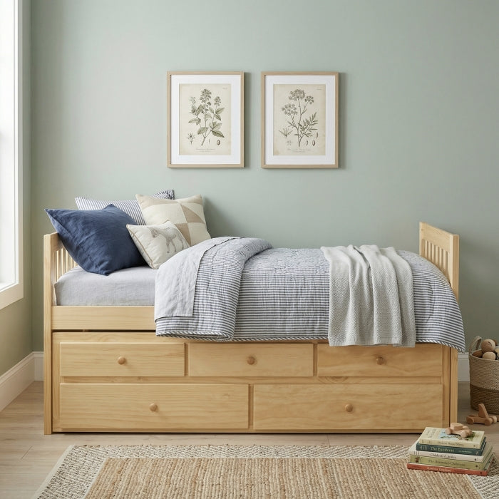 B2043PR-1* (2) Twin/Twin Trundle Bed - B2043PR-1*