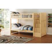 B2043SB-1* (4) Twin/Twin Step Bunk Bed - B2043SB-1*