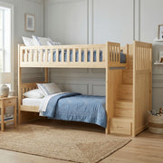 B2043SB-1* (4) Twin/Twin Step Bunk Bed - B2043SB-1*