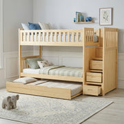B2043SB-1*R (5) Twin/Twin Step Bunk Bed with Twin Trundle - B2043SB-1*R