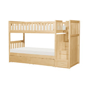 B2043SB-1*T (5) Twin/Twin Step Bunk Bed with Storage Boxes - B2043SB-1*T