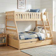 B2043TF-1*R (4) Twin/Full Bunk Bed with Twin Trundle - B2043TF-1*R