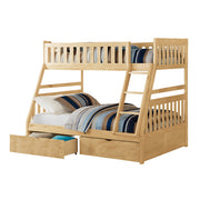 B2043TF-1*T (4) Twin/Full Bunk Bed with Storage Boxes - B2043TF-1*T