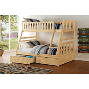 B2043TF-1*T (4) Twin/Full Bunk Bed with Storage Boxes - B2043TF-1*T