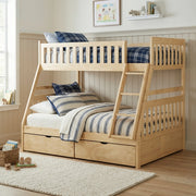 B2043TF-1*T (4) Twin/Full Bunk Bed with Storage Boxes - B2043TF-1*T