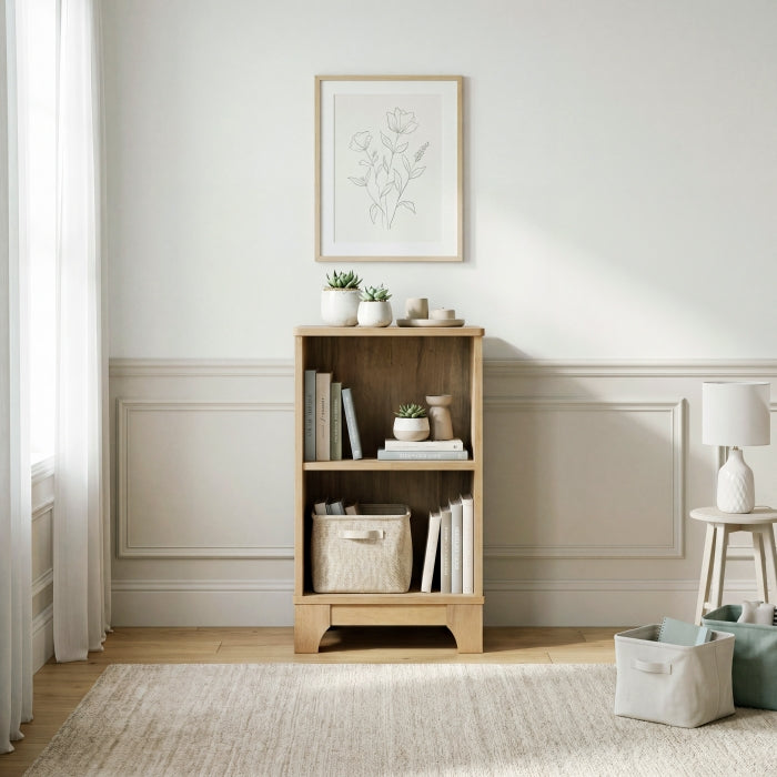 B2048-BC2S Bookcase with 2 Shelves - B2048-BC2S