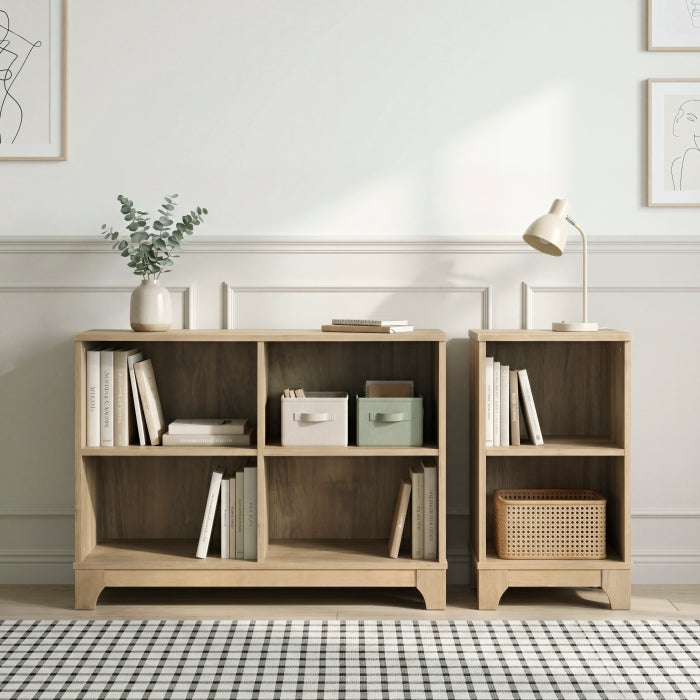 B2048-BC2S Bookcase with 2 Shelves - B2048-BC2S