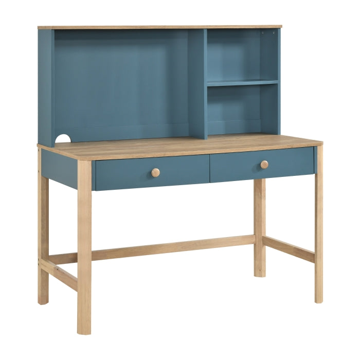 B2048BU-14* (2) Writing Desk with Hutch - B2048BU-14*