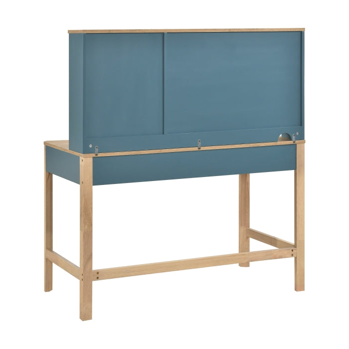 B2048BU-14* (2) Writing Desk with Hutch - B2048BU-14*
