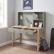 B2048GN-14* (2) Writing Desk with Hutch - B2048GN-14*