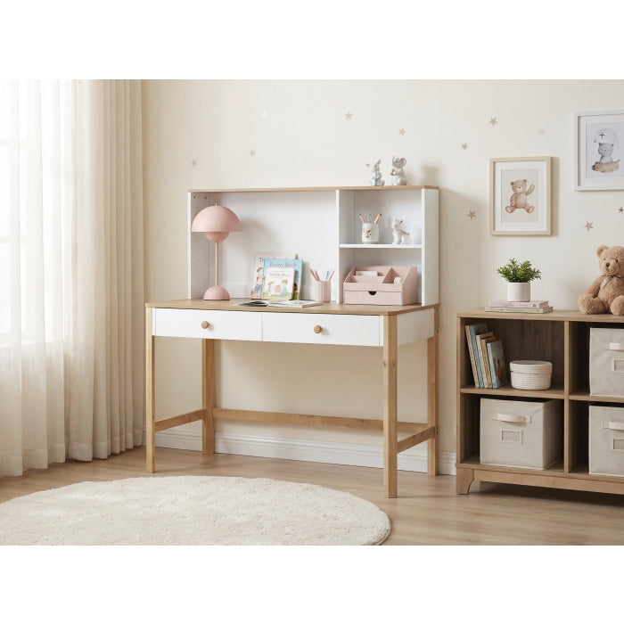 B2048WH-14* (2) Writing Desk with Hutch - B2048WH-14*