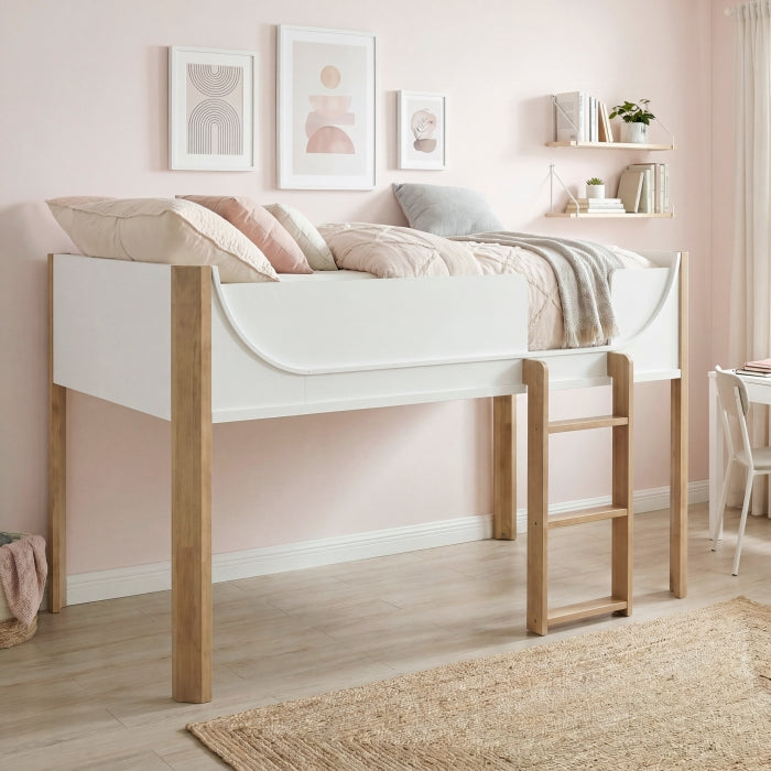 B2048WHLT-1* (3) Low Loft Bed - B2048WHLT-1*