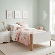 B2048WHT-1* (2) Twin Platform Bed - B2048WHT-1*