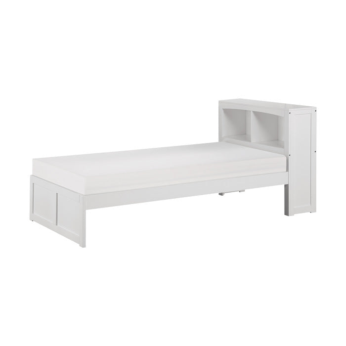 B2053BCW-1* (2) Twin Bookcase Platform Bed - B2053BCW-1*