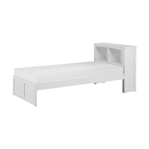 B2053BCW-1* (2) Twin Bookcase Platform Bed - B2053BCW-1*