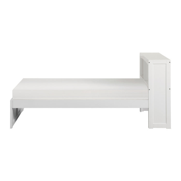 B2053BCW-1* (2) Twin Bookcase Platform Bed - B2053BCW-1*