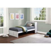 B2053BCW-1* (2) Twin Bookcase Platform Bed - B2053BCW-1*