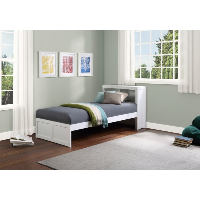 B2053BCW-1* (2) Twin Bookcase Platform Bed - B2053BCW-1*