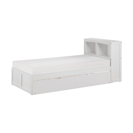 B2053BCW-1R* (3) Twin Bookcase Platform Bed with Twin Trundle - B2053BCW-1R*