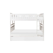 B2053FFW-1*R (4) Full/Full Bunk Bed with Twin Trundle - B2053FFW-1*R