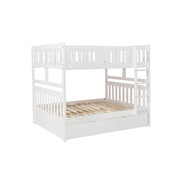 B2053FFW-1*R (4) Full/Full Bunk Bed with Twin Trundle - B2053FFW-1*R