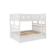 B2053FFW-1*T (4) Full/Full Bunk Bed with Storage Boxes - B2053FFW-1*T