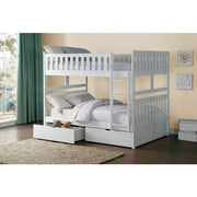 B2053FFW-1*T (4) Full/Full Bunk Bed with Storage Boxes - B2053FFW-1*T