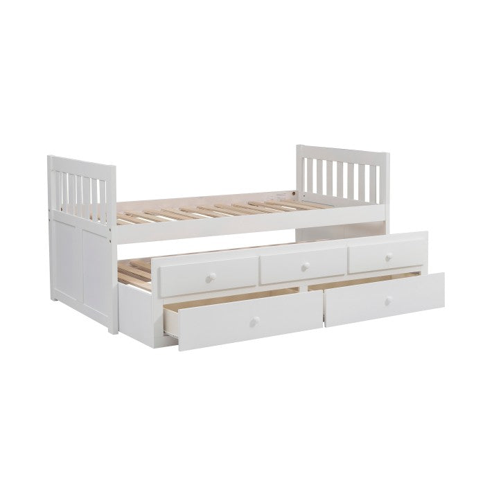 B2053PRW-1* (2) Twin/Twin Trundle Bed - B2053PRW-1*