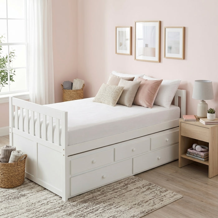 B2053PRW-1* (2) Twin/Twin Trundle Bed - B2053PRW-1*