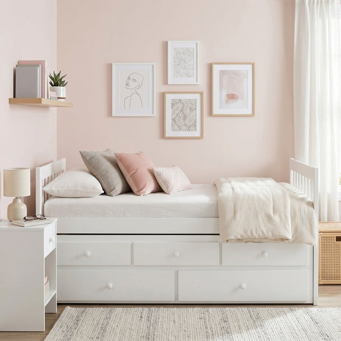 B2053PRW-1* (2) Twin/Twin Trundle Bed - B2053PRW-1*