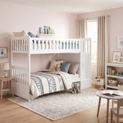 B2053SBW-1* (4) Twin/Twin Step Bunk Bed - B2053SBW-1*
