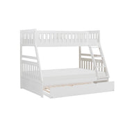 B2053TFW-1*R (4) Twin/Full Bunk Bed with Twin Trundle - B2053TFW-1*R